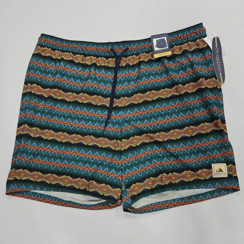Pendleton Shoreside Hybrid Swim Trunks Mens XL Lined Stretch UPF 50+ 7